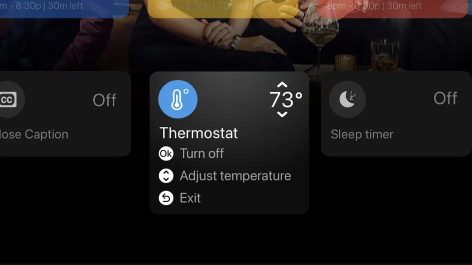 Room Controls, Right From the TV