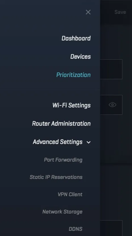 Linksys Venom app screen 4