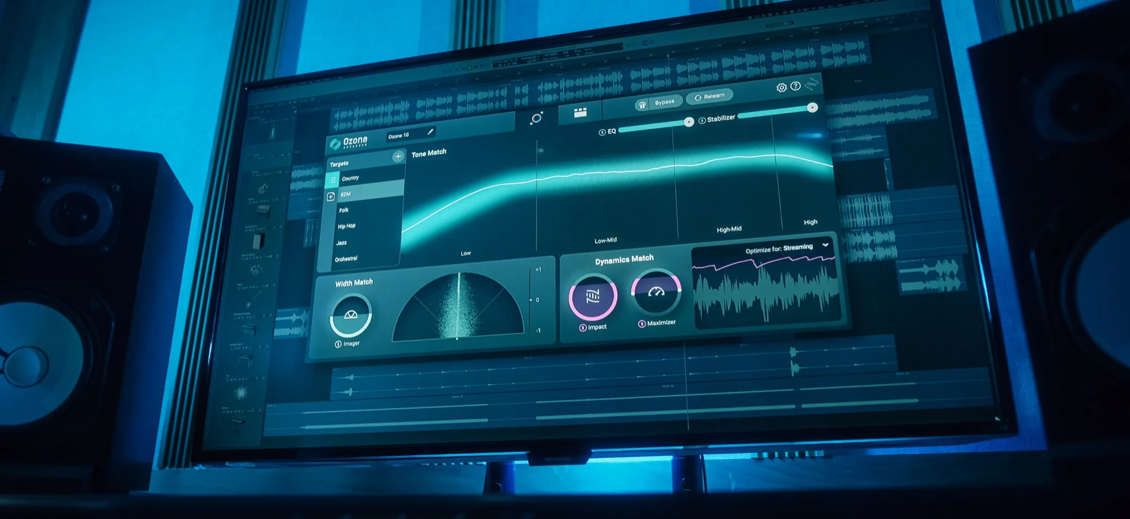 Ozone interface, detail view