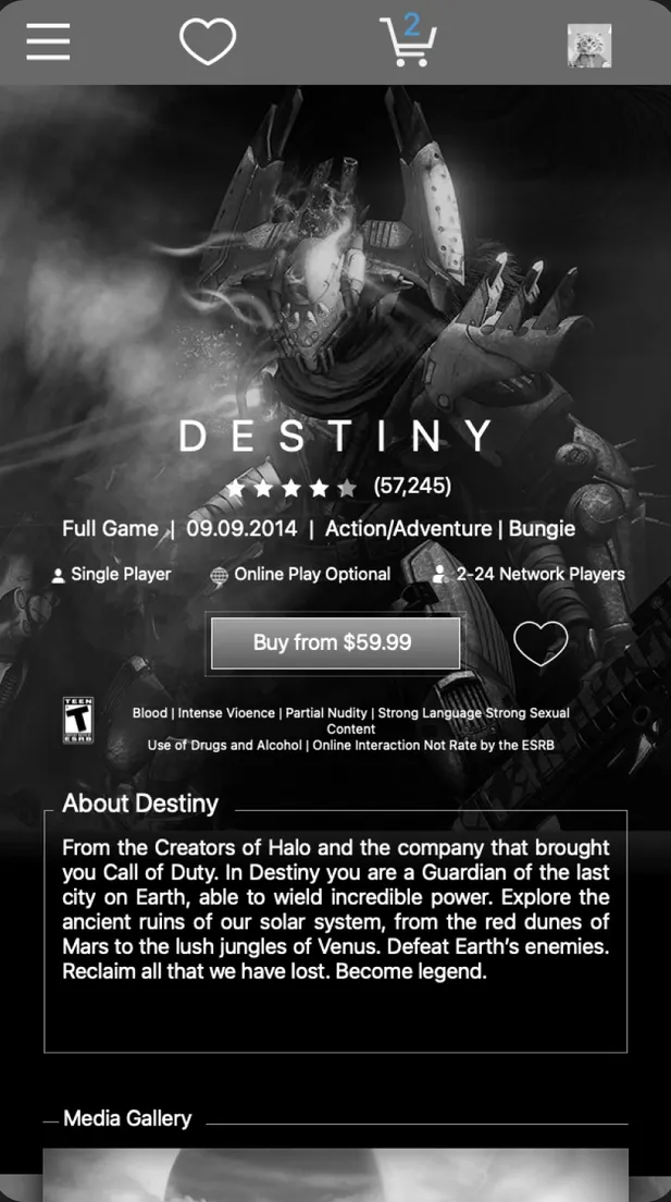 PlayStation mobile app screen 4